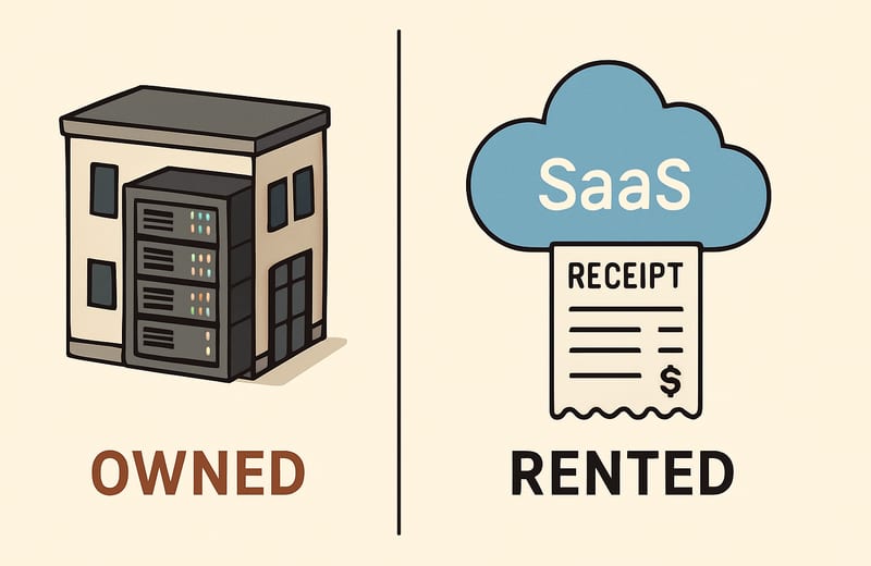 Self-Host vs SaaS: A Decision Framework for Mid-Market Teams — Escape article illustration