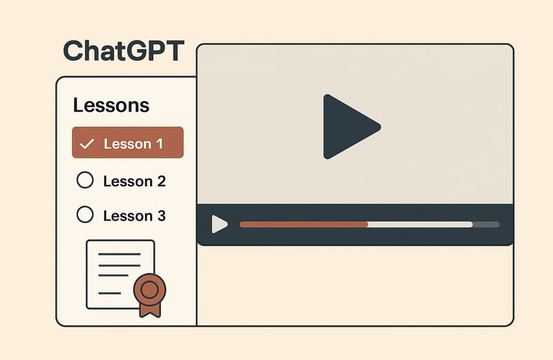 LMS & Course Platform — Education case study illustration