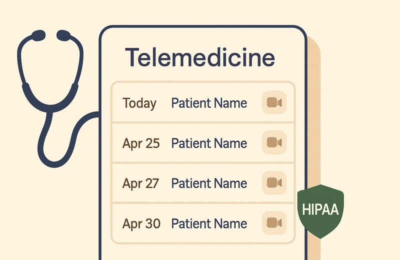 Patient Portal & Telemedicine — Healthcare case study illustration